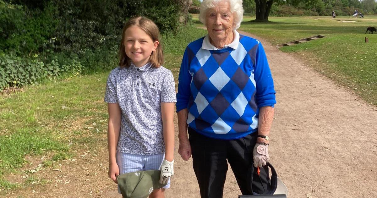 Golfers with 77-year gap drawn at competition near Ipswich