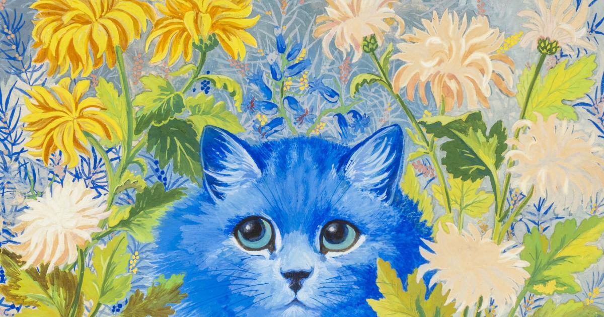 Couple sell Lewis Wain cat paintings found in skip for £16k