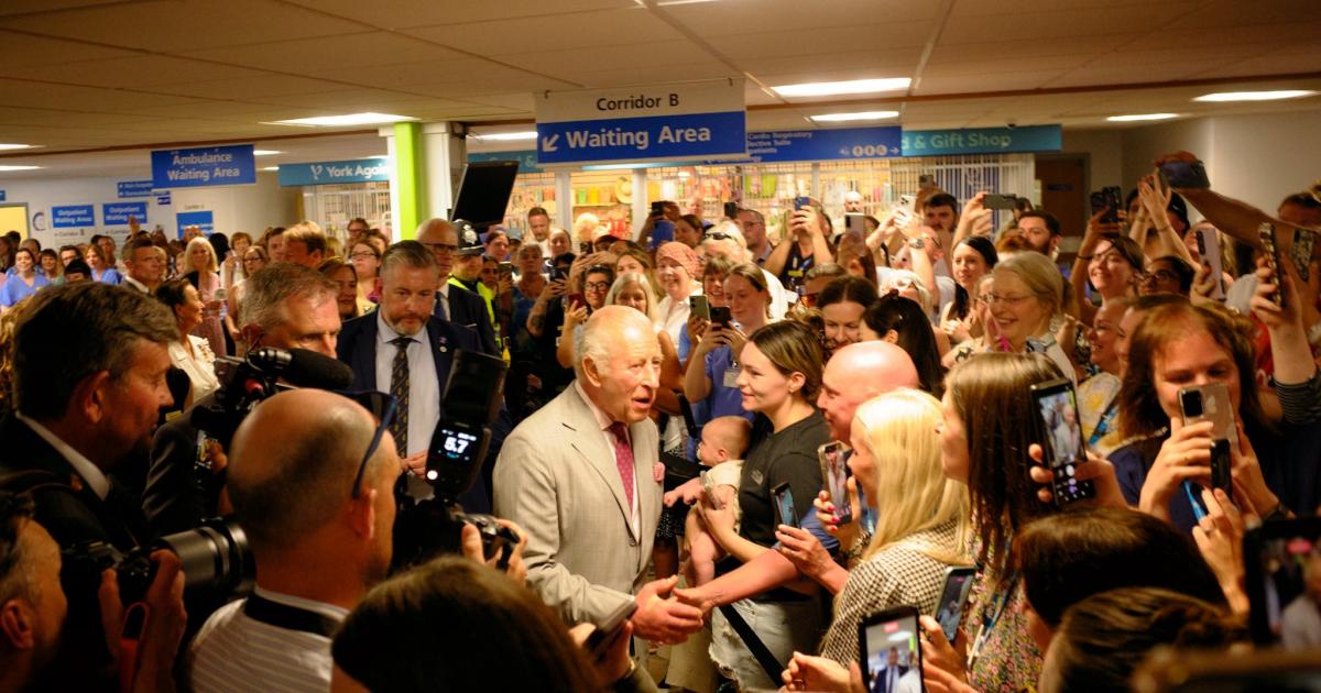 King - patient's shock encounter with King at York centre