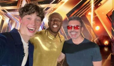 Winchester supports Britain's Got Talent finalist Rafferty