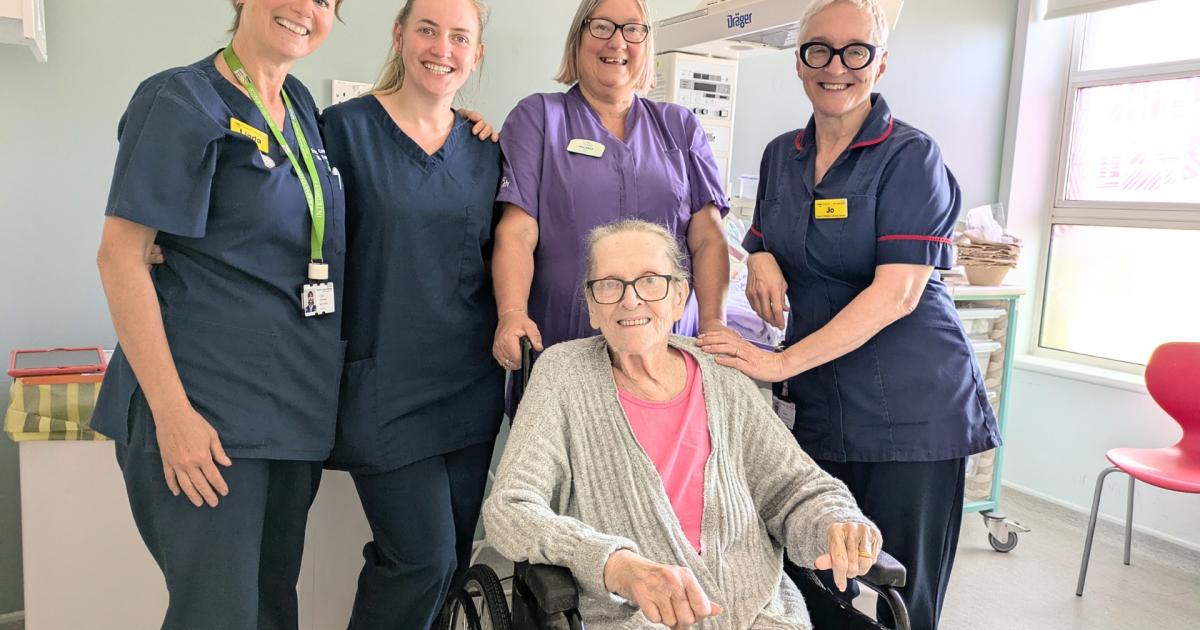 Care home resident visited Dorset County Hospital