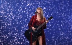 AMSTERDAM, NETHERLANDS - JULY 05: (EDITORIAL USE ONLY. NO STANDALONE PUBLICATION USE (NO SPECIAL INTEREST OR SINGLE ARTIST PUBLICATION USE; NO BOOK USE)) Taylor Swift performs onstage during "Taylor Swift | The Eras Tour" at Johan Cruijff Arena on July 05, 2024 in Amsterdam, Netherlands. (Photo by Aldara Zarraoa/Getty Images for TAS Rights Management)