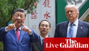 Trump China visit live: US president says a lot of problems ‘settled’, as he meets with Xi on final day of summit | China