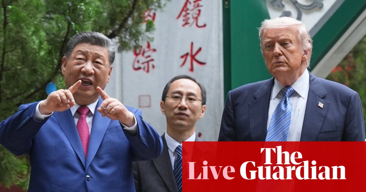 Trump China visit live: US president says a lot of problems ‘settled’, as he meets with Xi on final day of summit | China