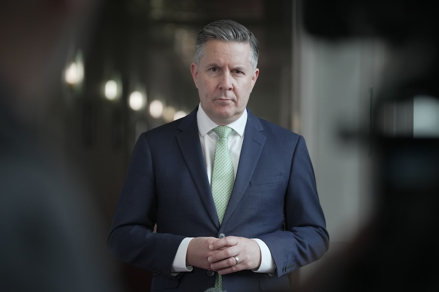 A politician in a suit