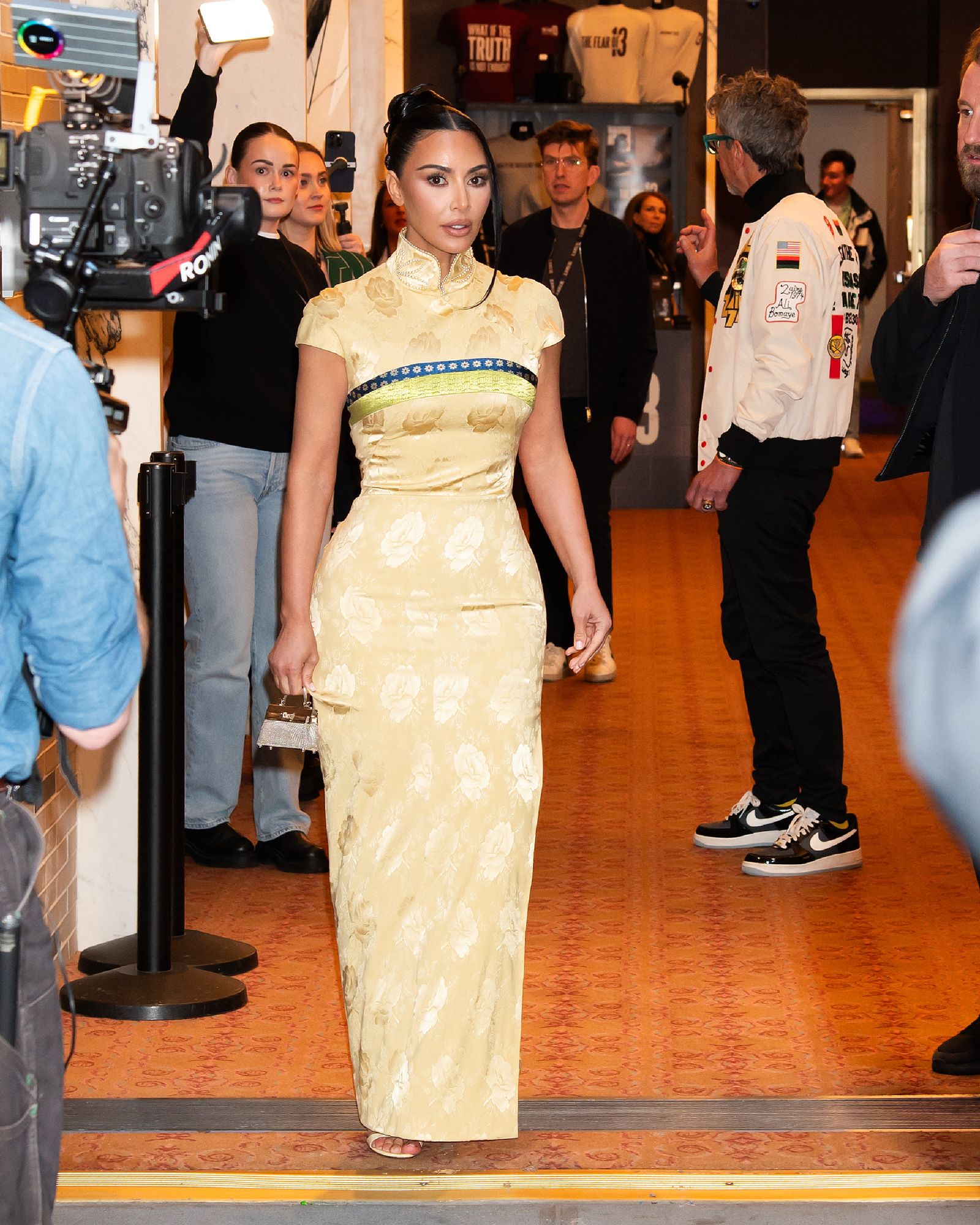 NEW YORK NY MAY 3 Kim Kardashian is seen leaving The Fear of 13 play on May 3 2026 in New York New York.