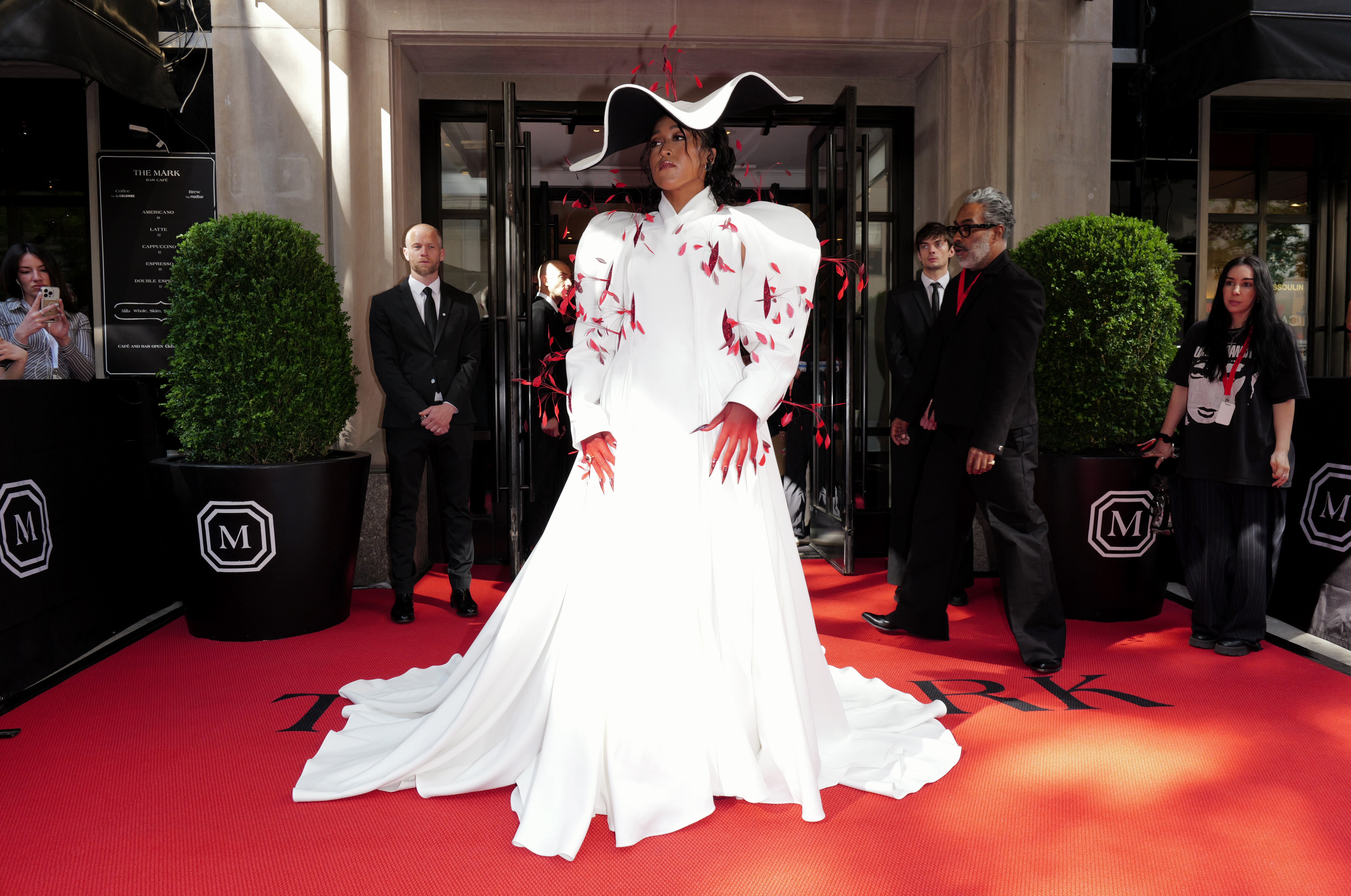 Osaka in Robert Wun at the Met Gala earlier this month