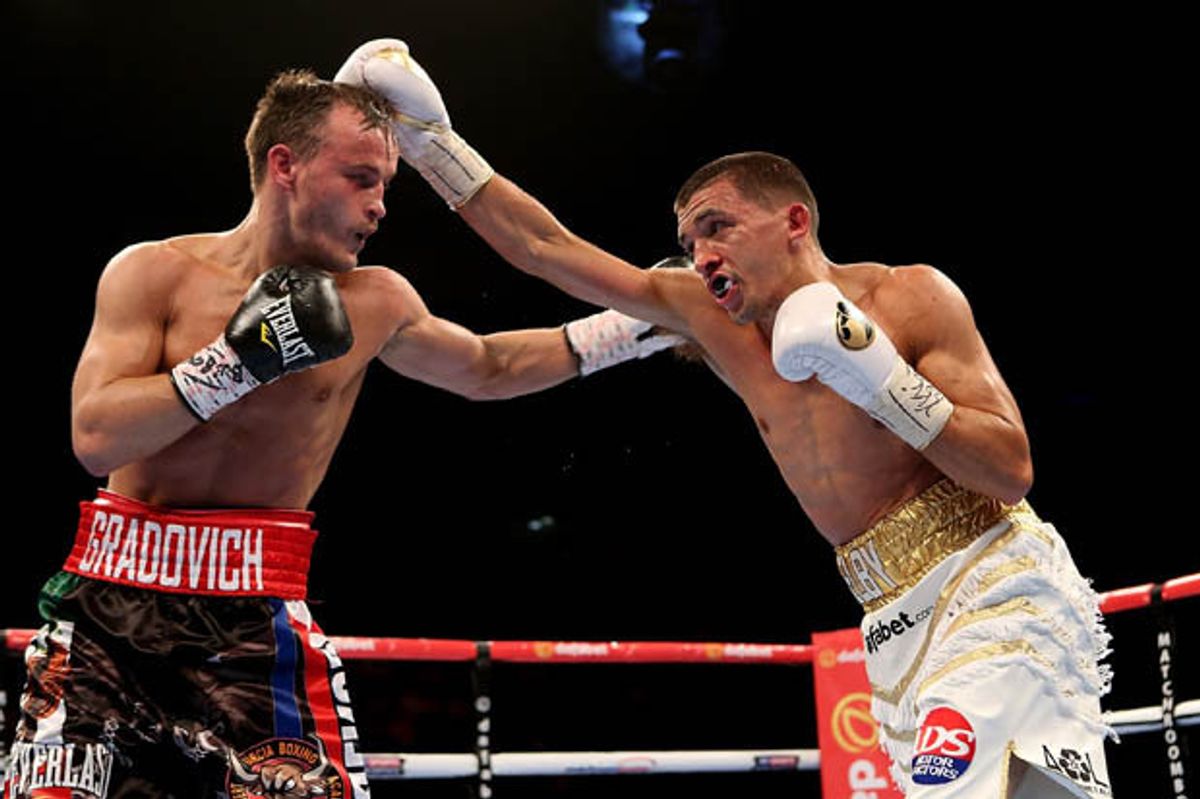 Lee Selby beat Evgeny Gradovich for his world title