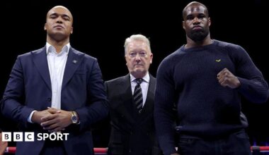 Fabio Wardley faces off with Daniel Dubois