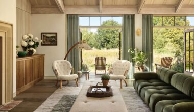 A timeless and peaceful wooden house with a crystal-clear chalk stream on its doorstep