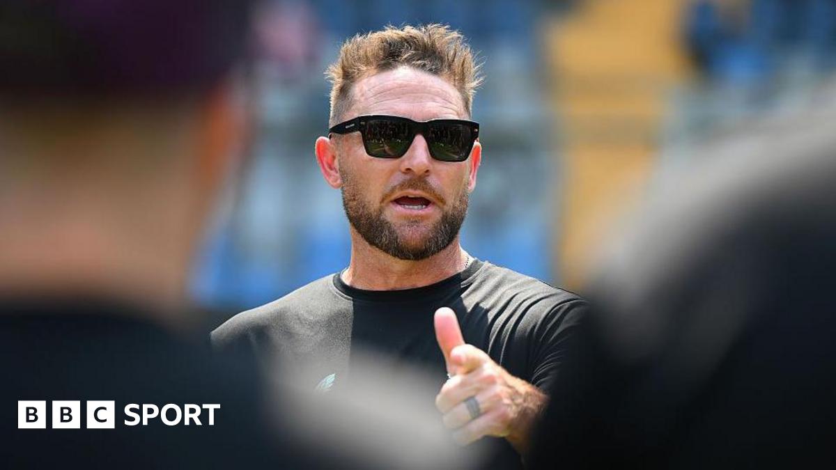 England head coach Brendon McCullum