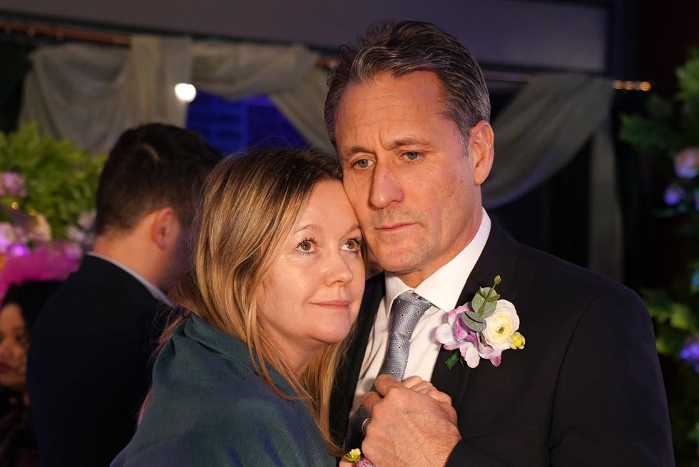 Diane and Tony Hutchinson in Hollyoaks diane and tony hutchinson in hollyoaks