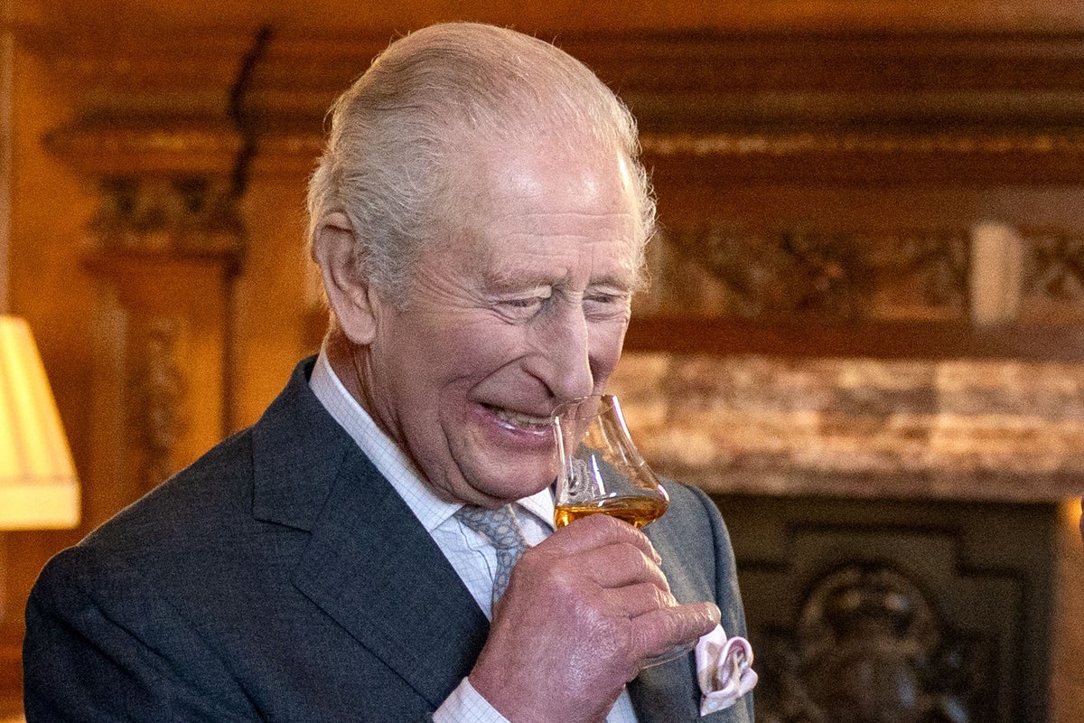 King Charles ‘raising a dram’ to Trump after president announces removal of tariffs on Scottish whisky