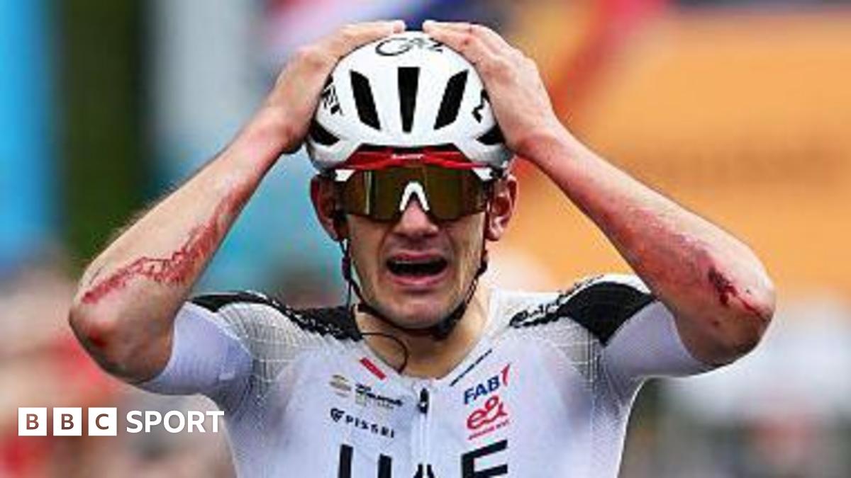 Igor Arrieta of UAE Team Emirates-XRG wins stage five of the Giro d'Italia