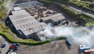 Fire crews remain at ‘massive blaze’ at Co Down waste site – The Irish News