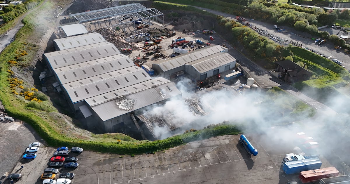 Fire crews remain at ‘massive blaze’ at Co Down waste site – The Irish News