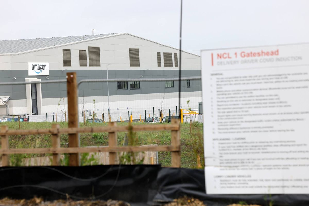 Amazon's Gateshead base