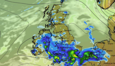Record UK Heatwave Plunges Into Torrential Rain Across 92 Counties