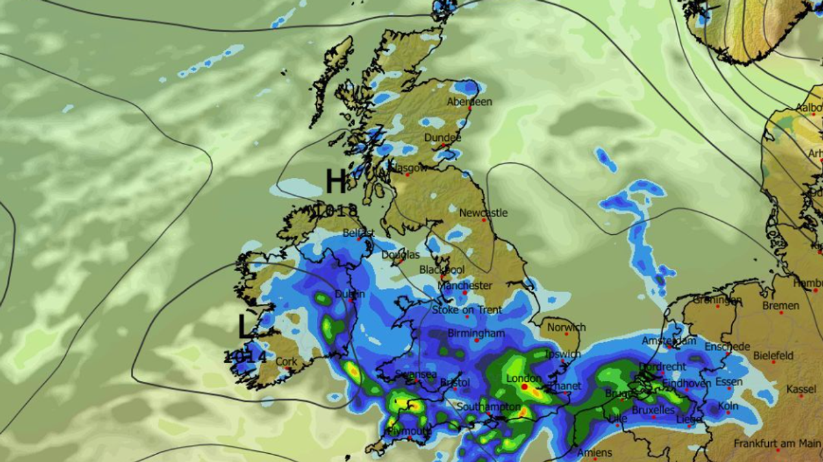 Record UK Heatwave Plunges Into Torrential Rain Across 92 Counties
