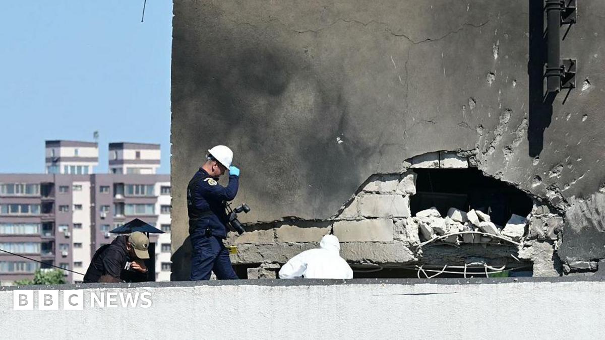 Nato criticises Russia's 'reckless behaviour' after drone hits Romanian apartments, injuring two