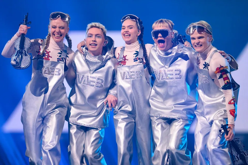 Icelandic act Vaeb at last year's grand final (Getty)