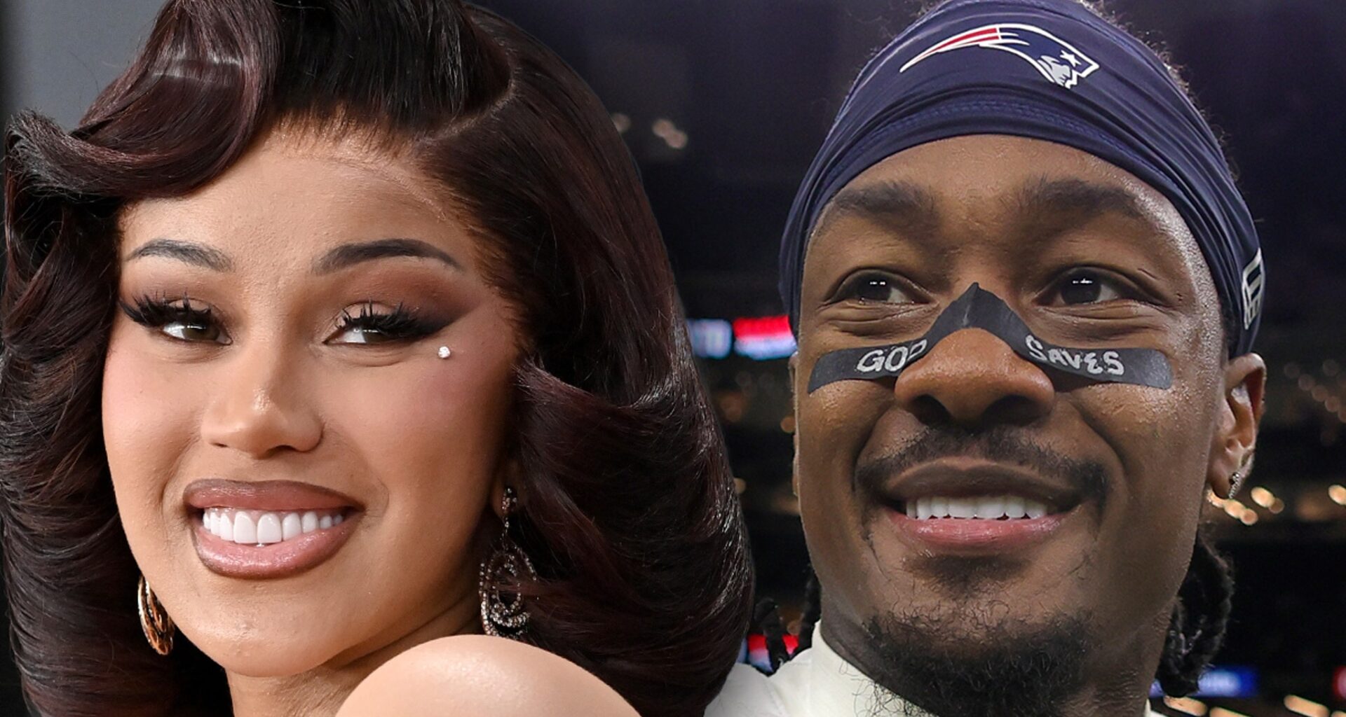 Stefon Diggs Kisses Cardi B After Acquittal on Assault Charge