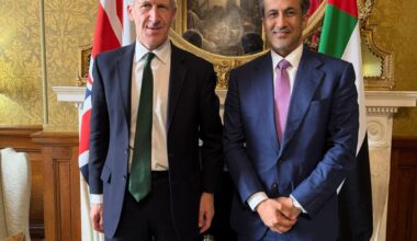 H.E. Saeed Al Hajeri Meets MP and UK Minister of State for Security to Discuss Strengthening Partnership to Tackle Illicit Financial Flows