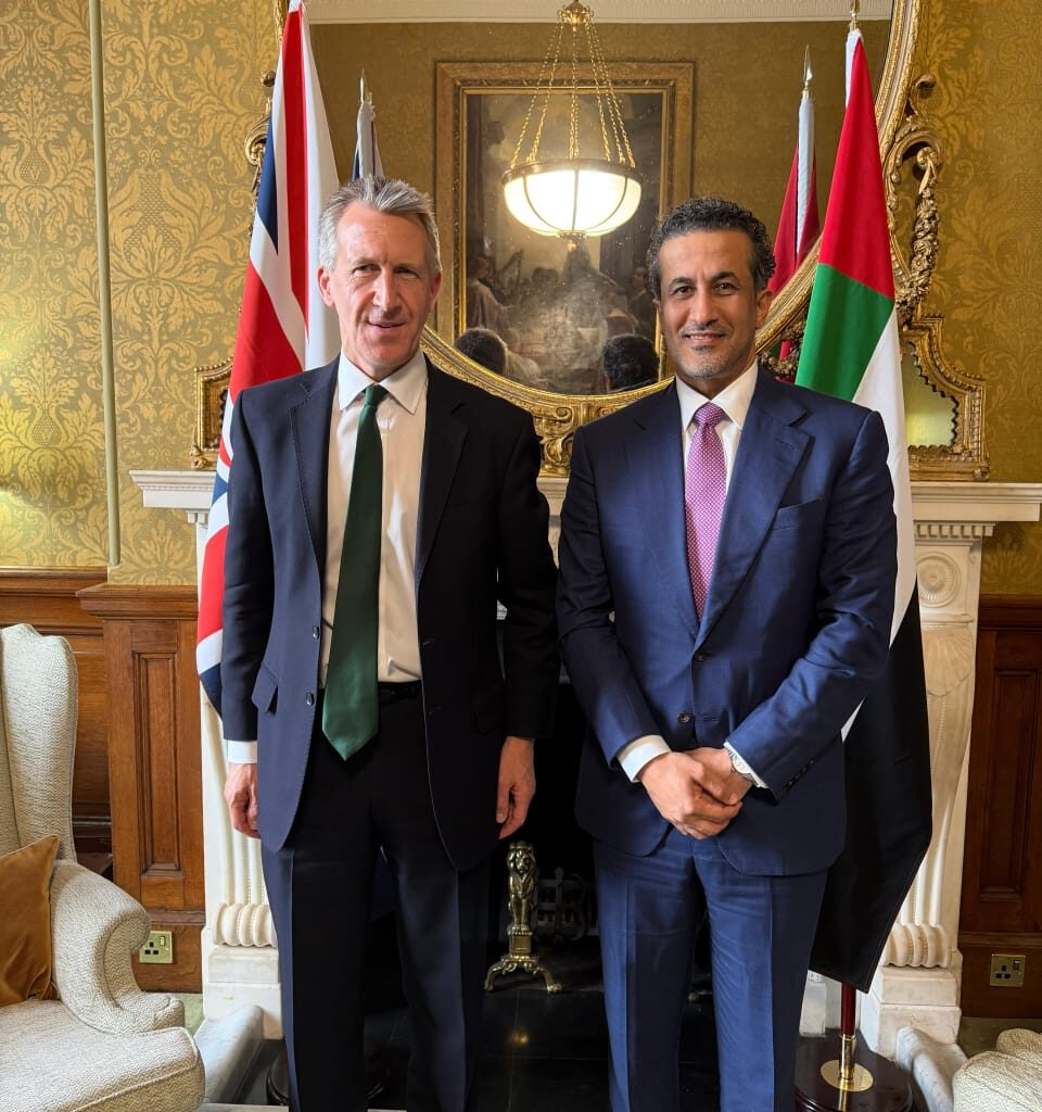 H.E. Saeed Al Hajeri Meets MP and UK Minister of State for Security to Discuss Strengthening Partnership to Tackle Illicit Financial Flows