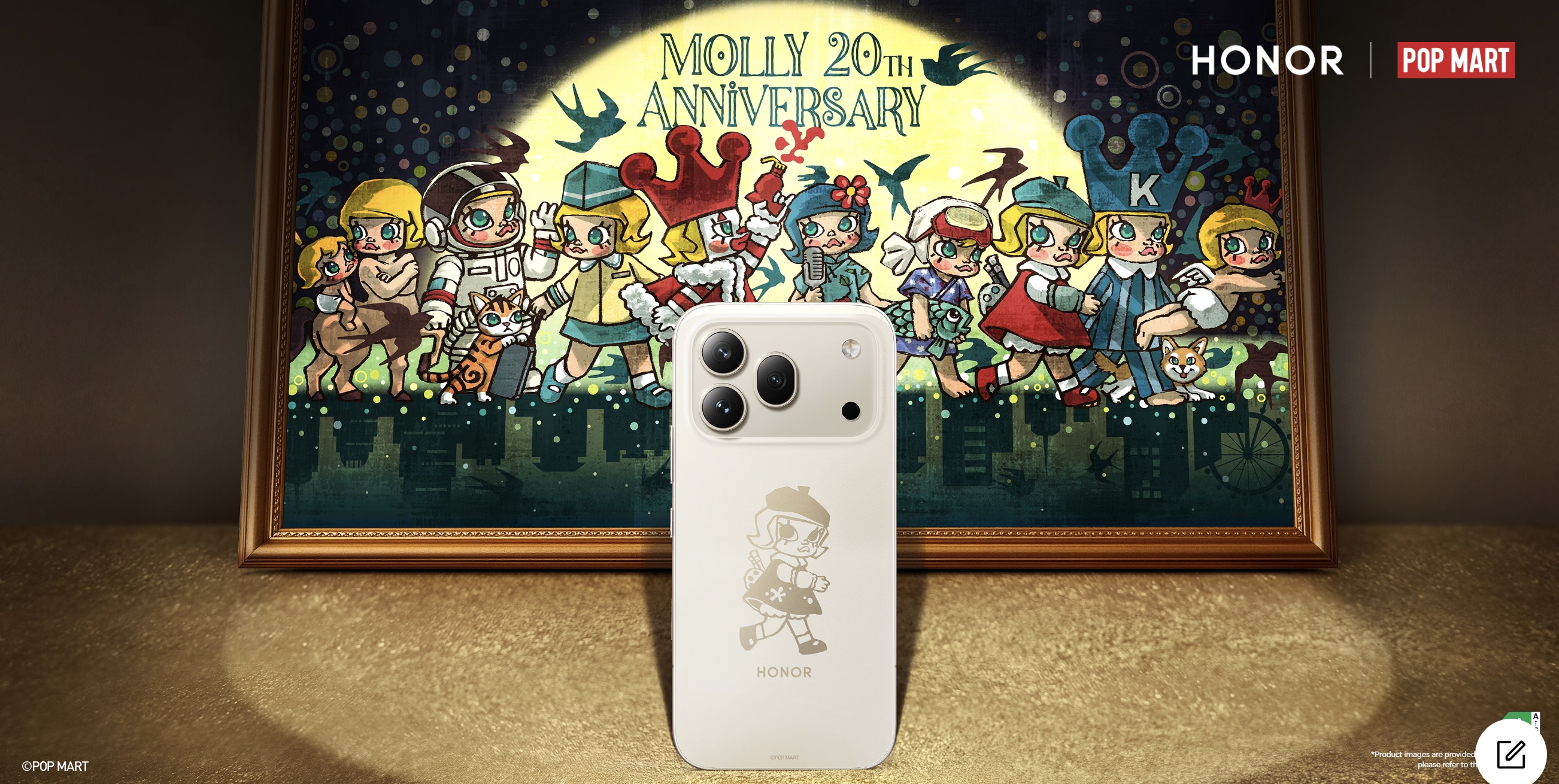 HONOR 600 Pro MOLLY Limited Edition in white
