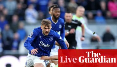 Everton v Manchester City: Premier League – live | Premier League