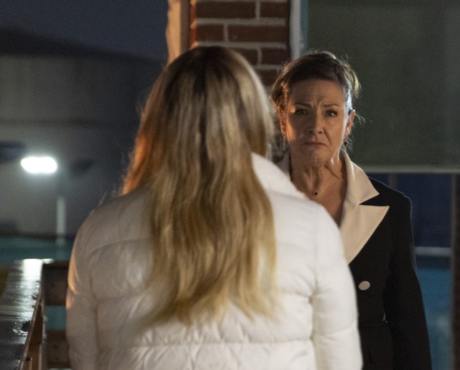 Maggie Driscoll confronting Megan Walsh