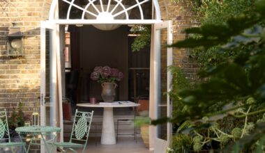 A quintessential Chelsea house with a walled garden that feels like slice of country living in London