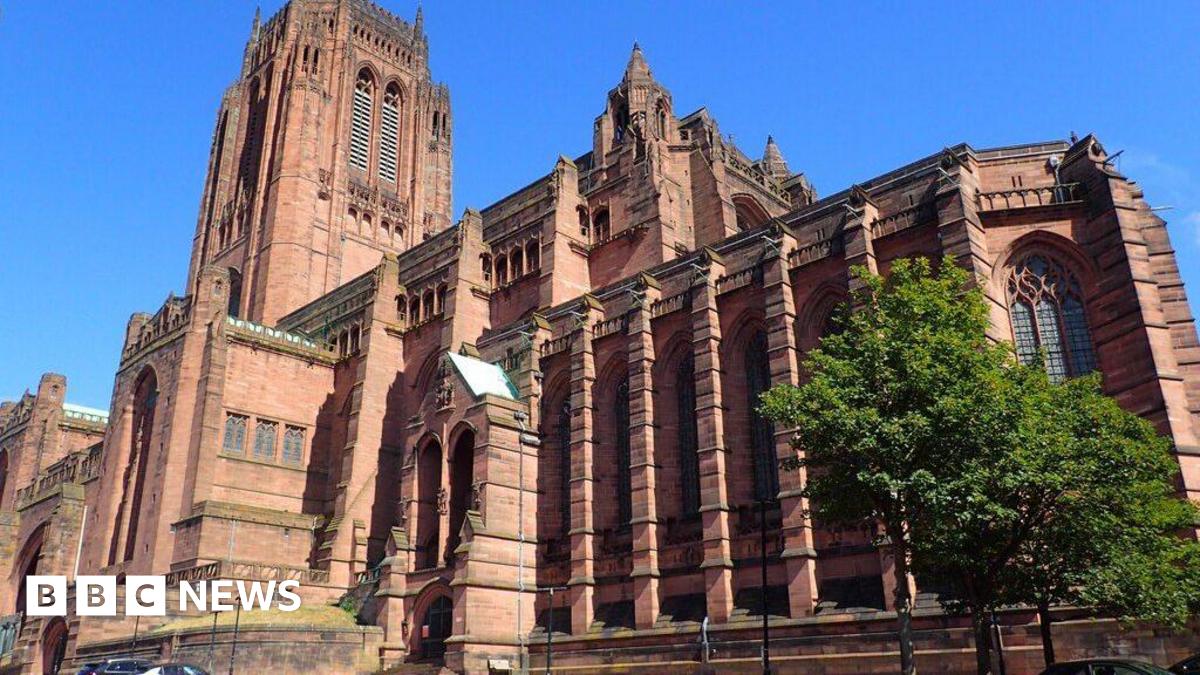 The sandstone masonry of the Liverpool Anglican Cathedral