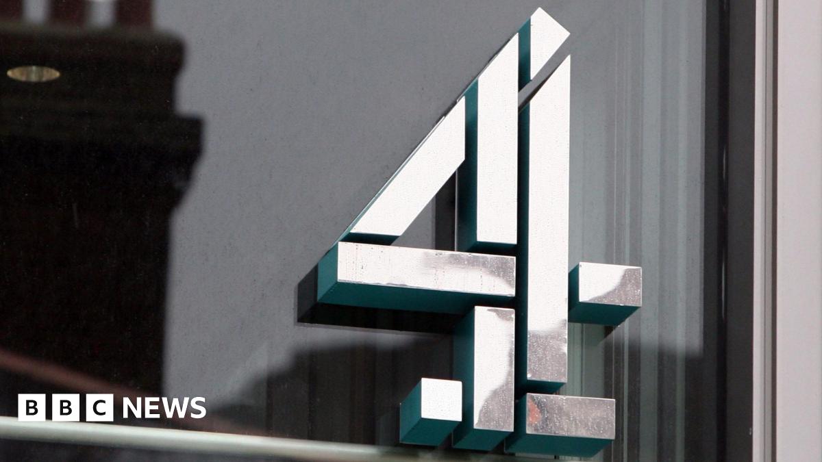 Large Channel 4 logo on the side of a building