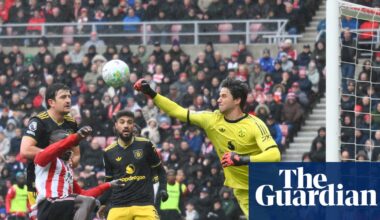 Lammens holds Sunderland at bay as Manchester United struggle without Sesko | Premier League