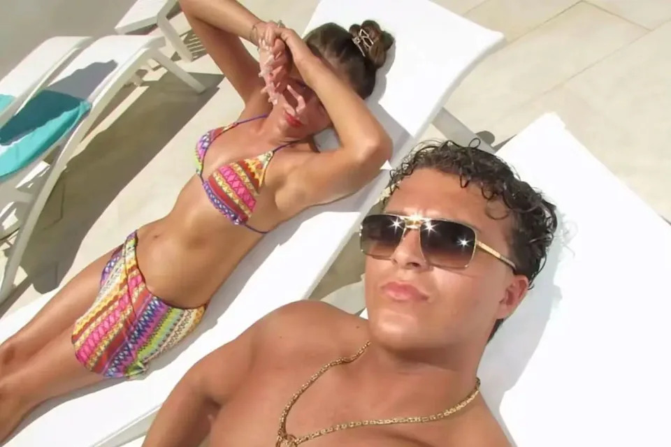 Venezuela Fury and Noah Price on their honeymoon.Credit: venezuelaffury/TikTok