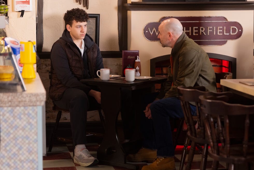 EMBARGOED UNTIL 12/05/2026 00:01 Will Driscoll, Tim Metcalfe, Coronation Street will driscoll, tim metcalfe, coronation street