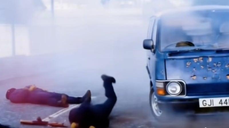 Loyalist AI film mocks deaths of IRA men at Loughgall 