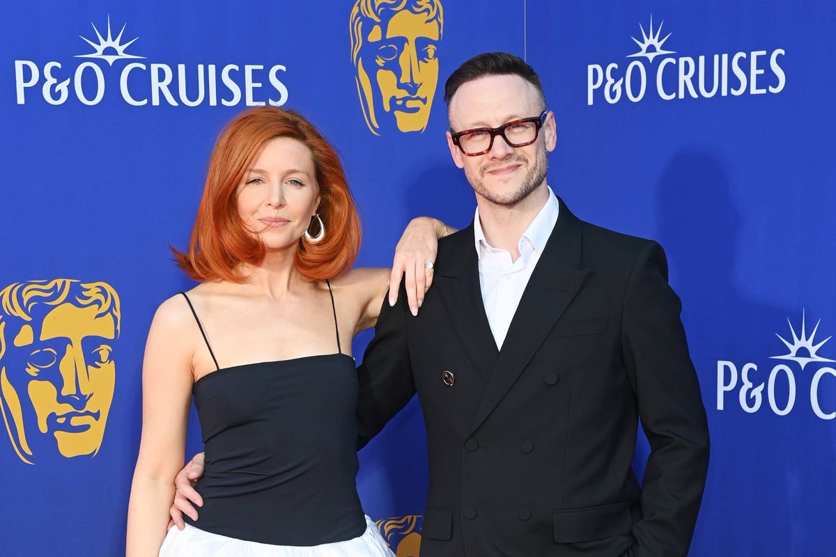 LONDON, ENGLAND - MAY 11: Stacey Dooley and Kevin Clifton attend the 2025 BAFTA Television Awards With P&O Cruises at The Royal Festival Hall on May 11, 2025 in London, England. (Photo by Alan Chapman/Dave Benett/Getty Images)