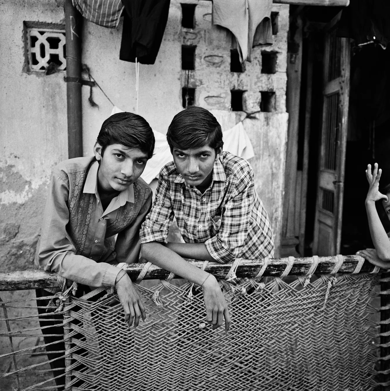 Two young men, Rahul and Ronak, in Gujarat, India.