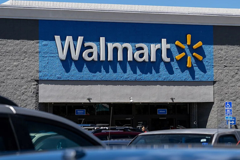 A photo of an exterior of a Walmart in CaliforniaCredit: David Paul Morris/Bloomberg via Getty