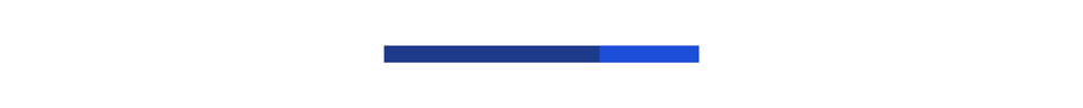Loading progress bar with blue segments Loading progress bar with blue segments