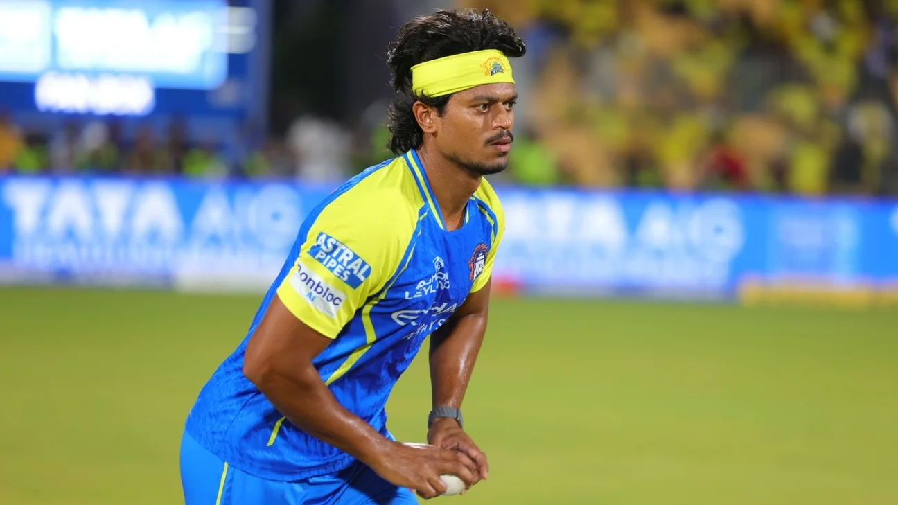 IPL 2026 - Ramakrishna Ghosh of Chennai Super Kings out of IPL with foot fracture