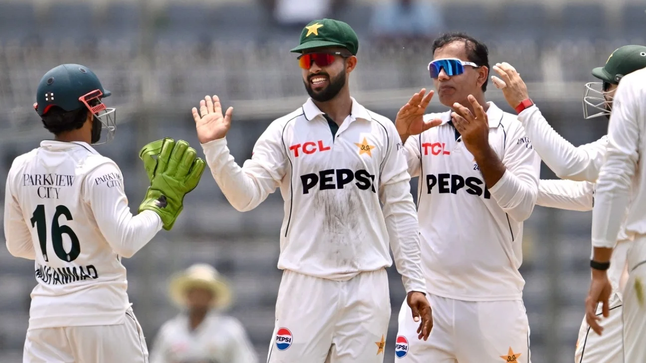 Pakistan lose eight WTC points for slow over rate in first Test against Bangladesh