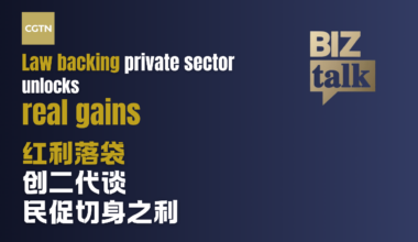 Chinese law backing private sector unlocks real gains - news.cgtn.com