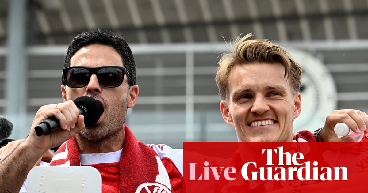 Arsenal’s Premier League trophy parade: title celebrations in north London – live | Arsenal