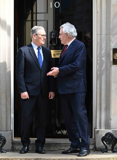Keir Starmer and Gordon Brown