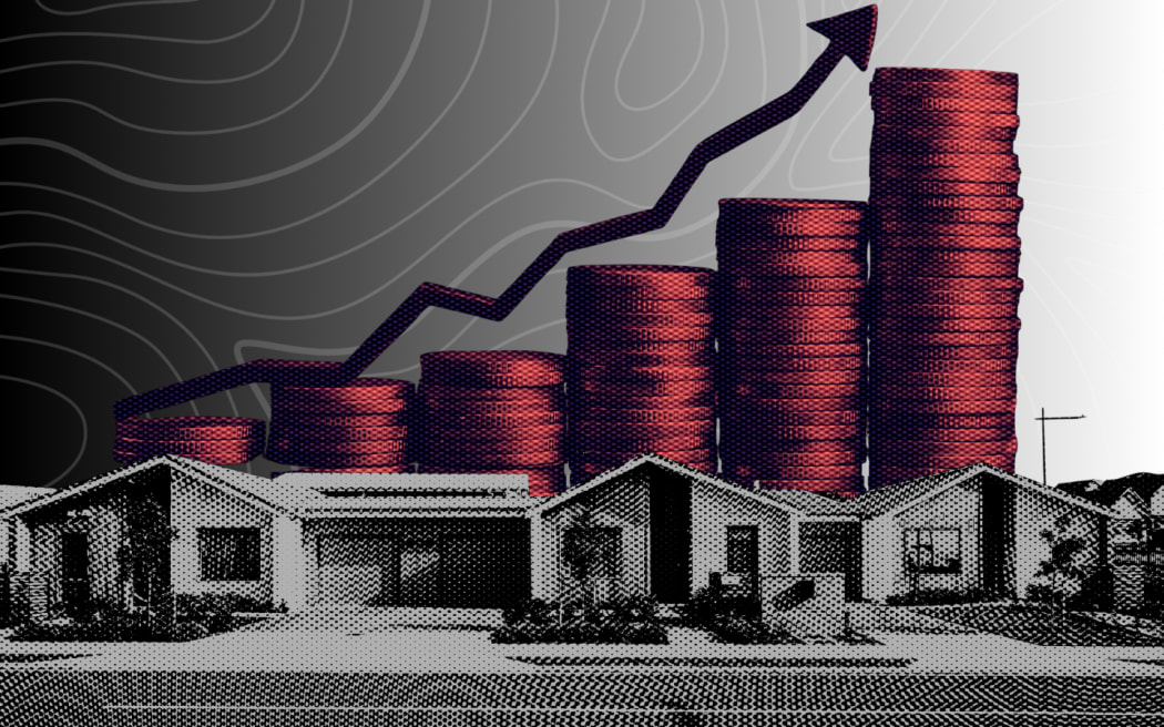 Generic graphic of housing and increased pricing imagery