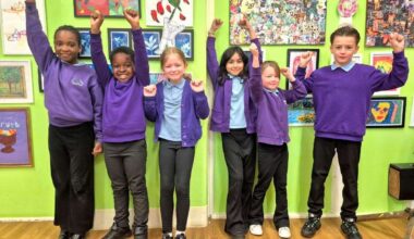 Artwork by Luton Primary School children to be exhibited beside the world’s greatest at both the prestigious National Gallery and the Royal Academy of Art