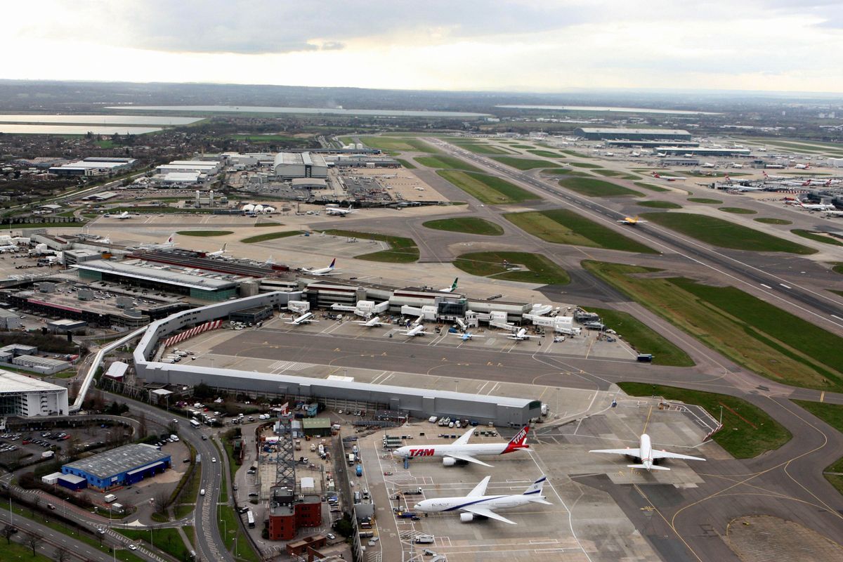 General view of Heathrow Airport
